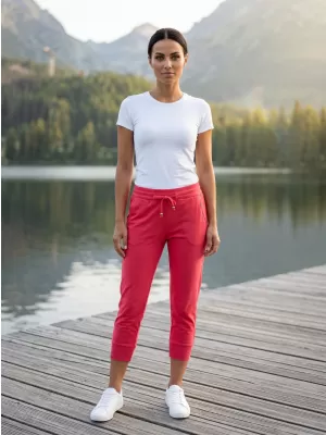 Ženske 3/4 hlače SAM 73 CAMILA WS 798 LAHKA MALINA