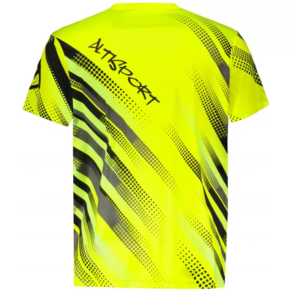  Moška funkcionalna premium majica ALTISPORT VOJ/ALM028TR01 NEON RUMENA 