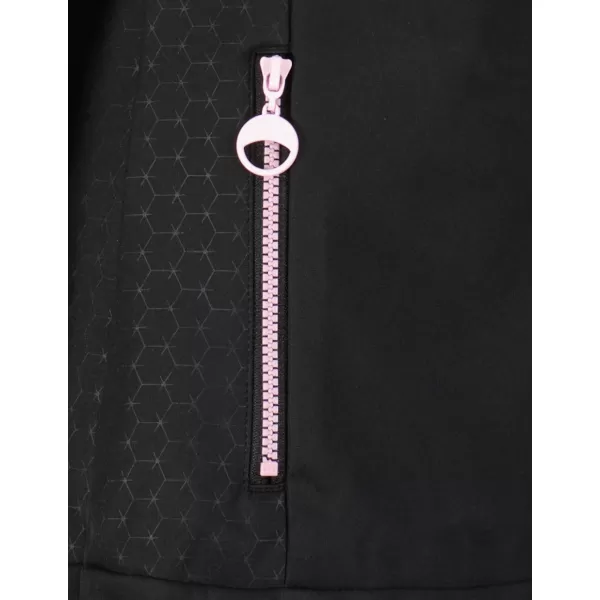  Ženski softshell plašč ALTISPORT CIARA ČRNA/ROZA 