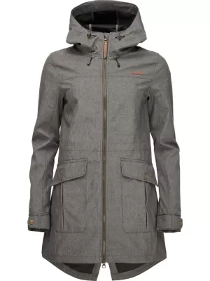 Ženski softshell plašč LOAP LAVILA SFW2402 SIVA