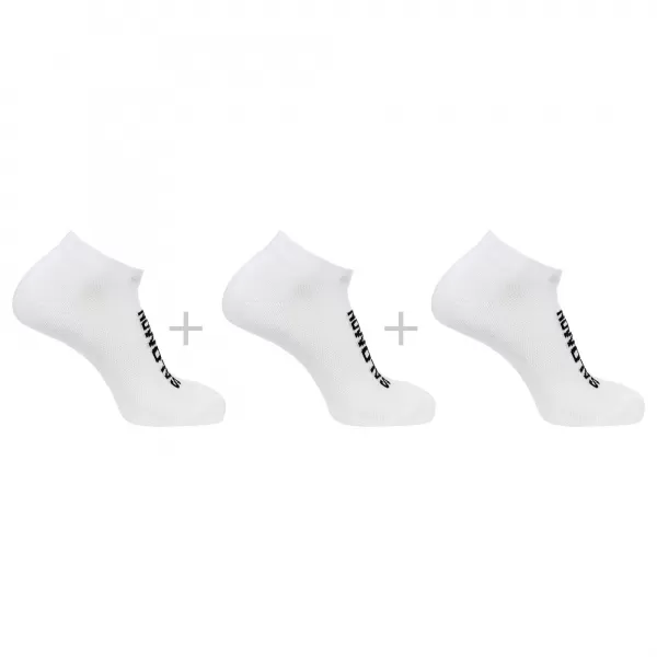  Nogavice SALOMON EVERYDAY LOW 3-PACK LC2086900 BELO/BELO/BELO 