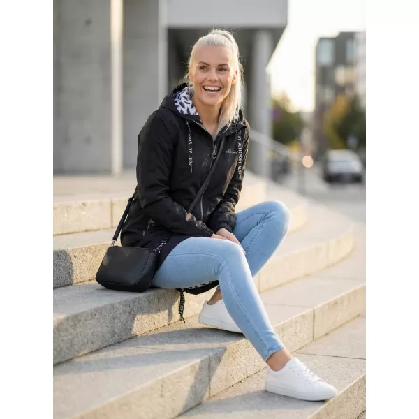 Ženski plašč ALTISPORT CHELSIE ČRNA 