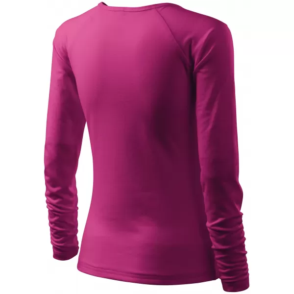  Ženska majica z dolgimi rokavi ALTISPORT NoPrint NP/ALW721 FUKSIJA 