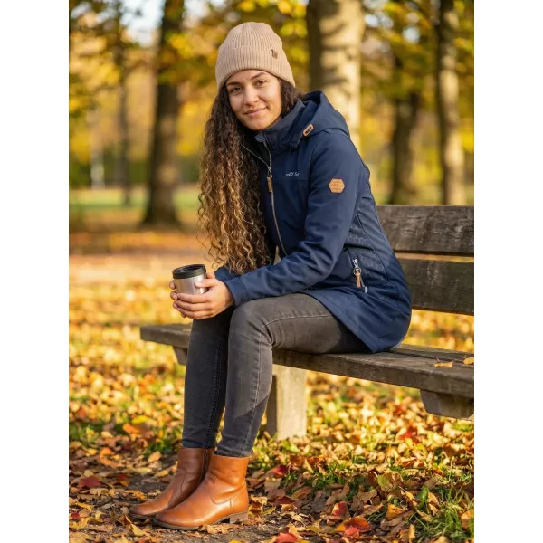  Ženski softshell plašč ALTISPORT CIARA TEMNO MODRA/SREBRNA 