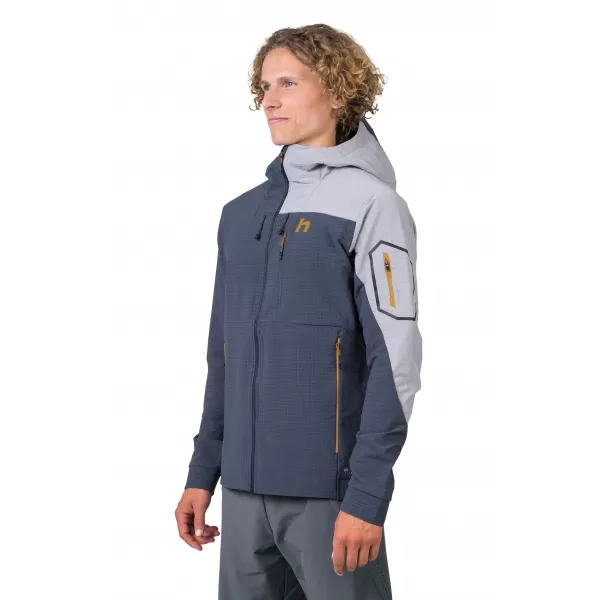  Moška jakna HANNAH AREN HOODY INDIJSKO ČRNILO/KOŽA MORSKEGA PSA 