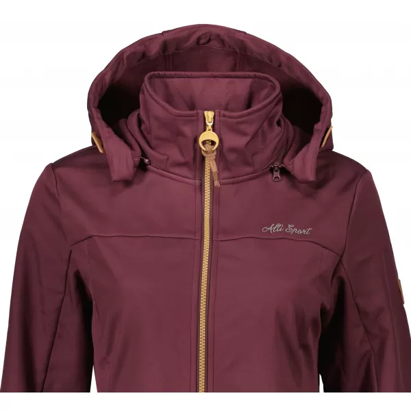  Ženski softshell plašč ALTISPORT CIARA BORDO 