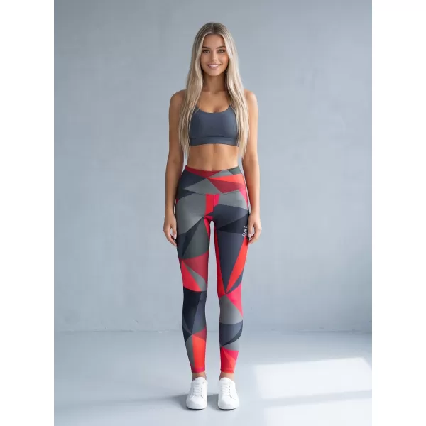  Ženske dolge premium pajkice ALTISPORT VOJ/ALW007LEG01 RDEČA 