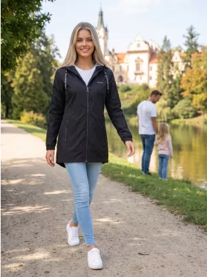 Ženski plašč ALTISPORT CHELSIE ČRNA