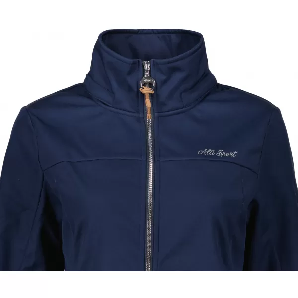  Ženski softshell plašč ALTISPORT CIARA TEMNO MODRA/SREBRNA 