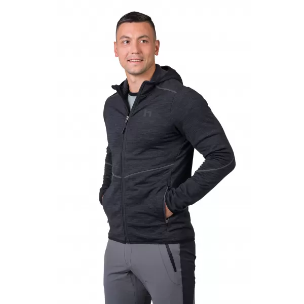  Moški pulover HANNAH DAMAR HOODY ANTRACIT MEL 