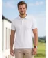 Moška majica s kratkimi rokavi z ovratnikom ALTISPORT NoPrint NP/ALM302 BELA