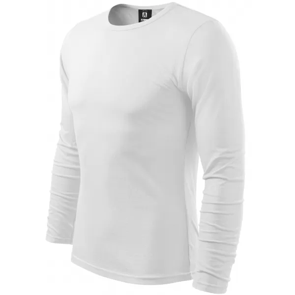  Moška majica z dolgimi rokavi ALTISPORT NoPrint NP/ALM911 BELA 