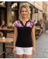 Ženska majica s kratkimi rokavi ALTISPORT CLARA ČRNA