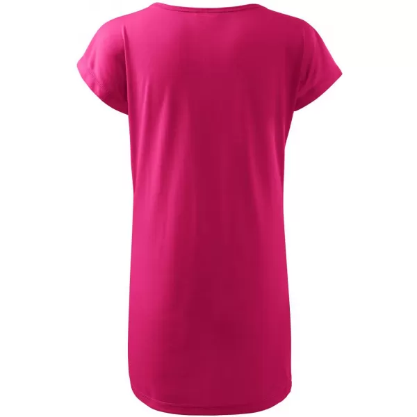  Ženska dolga majica s kratkimi rokavi ALTISPORT NoPrint NP/ALW321 MAGENTA 