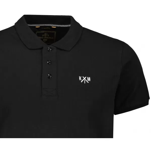 Moška majica s kratkimi rokavi KIXMI SPENCER ČRNA 