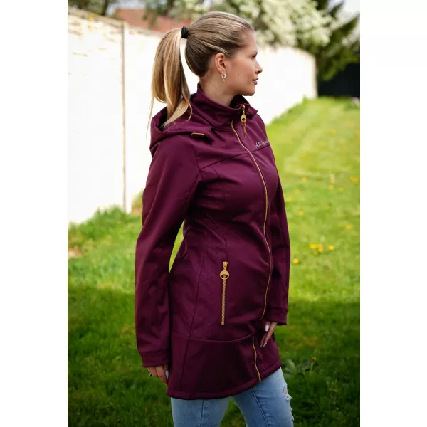  Ženski softshell plašč ALTISPORT CIARA BORDO 