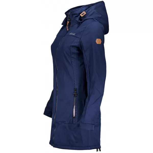  Ženski softshell plašč ALTISPORT CIARA TEMNO MODRA 