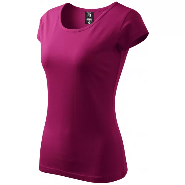  Ženska majica s kratkimi rokavi ALTISPORT NoPrint NP/ALW221 FUSCHIA RDEČA 