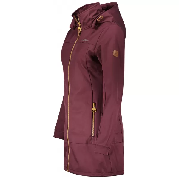  Ženski softshell plašč ALTISPORT CIARA BORDO 
