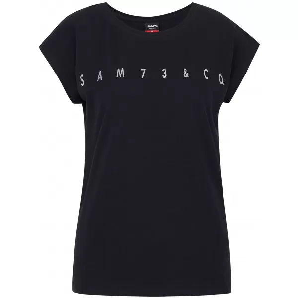 Ženska majica s kratkimi rokavi SAM 73 OCTAVIA WT 921 ČRNA 