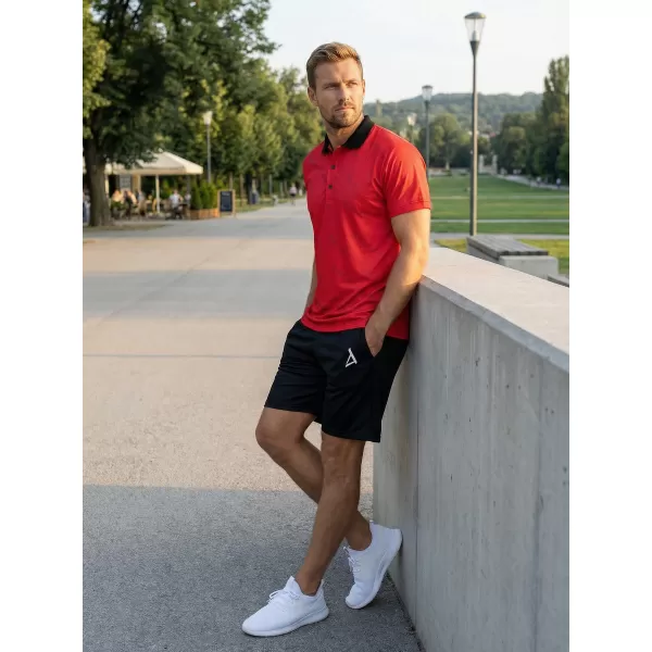  Moške premium funkcionalne kratke hlače ALTISPORT VOJ/ALM013KRA01 ČRNA 