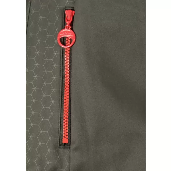 Ženski softshell plašč ALTISPORT CIARA KAKI/RDEČA 