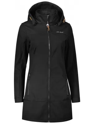 Ženski softshell plašč ALTISPORT CIARA ČRNA