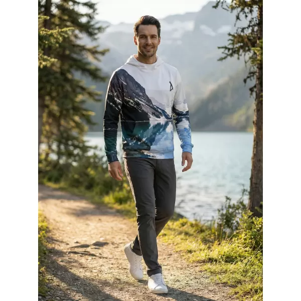  Moški vrhunski funkcionalni pulover ALTISPORT VOJ/ALM030MI01 BELA/MODRA 