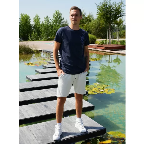  Moška majica s kratkimi rokavi ALTISPORT CLARK TEMNO MODRA 