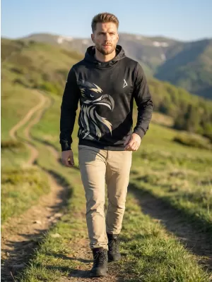 Moški vrhunski funkcionalni pulover ALTISPORT VOJ/ALM029MI01 ČRNO RJAVA