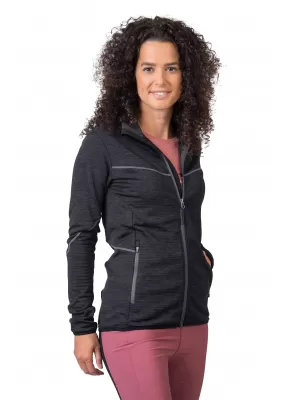 Ženski pulover HANNAH DAGNYS HOODY ANTRACIT MEL
