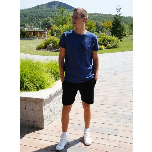  Moška majica s kratkimi rokavi ALTISPORT CADMAN TEMNO MODRA 