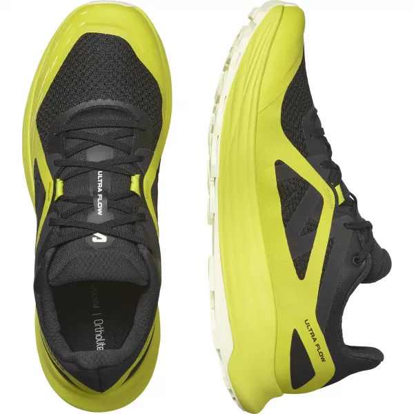  Moški čevlji SALOMON ULTRA FLOW L47462500 ČRNA/ŽVEPLENA POMLAD/PROZORNO RUMENA 