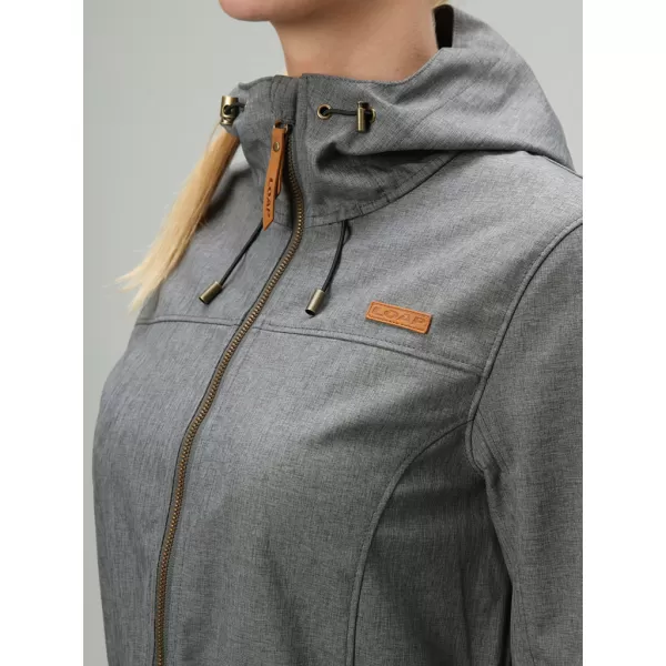  Ženski softshell plašč LOAP LAVILA SFW2402 SIVA 