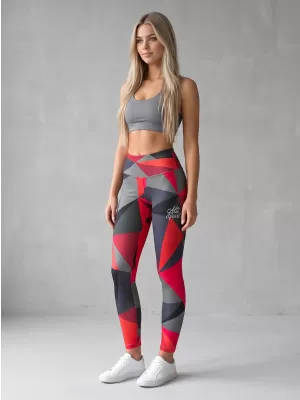 Ženske dolge premium pajkice ALTISPORT VOJ/ALW007LEG01 RDEČA