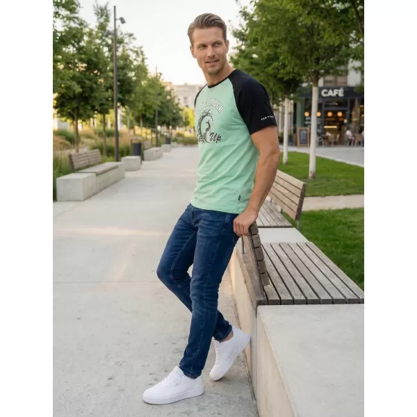  Moška majica s kratkimi rokavi SAM 73 ESTEBAN MT 841 BAZILIKA 