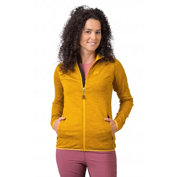  Ženski pulover HANNAH DAGNYS HOODY ZLATO RUMENO MEL 