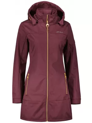 Ženski softshell plašč ALTISPORT CIARA BORDO