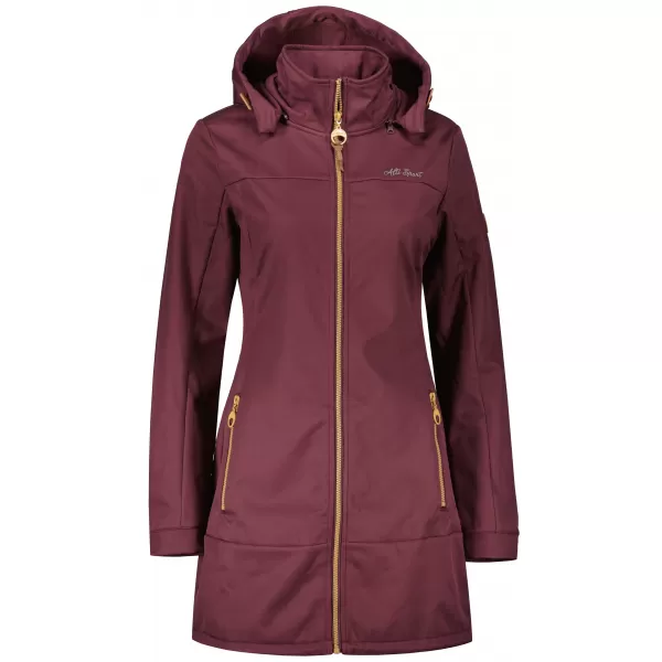  Ženski softshell plašč ALTISPORT CIARA BORDO 