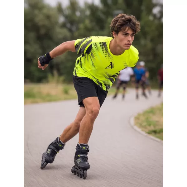  Moška funkcionalna premium majica ALTISPORT VOJ/ALM028TR01 NEON RUMENA 