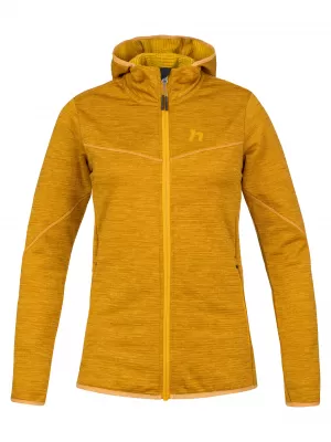 Ženski pulover HANNAH DAGNYS HOODY ZLATO RUMENO MEL
