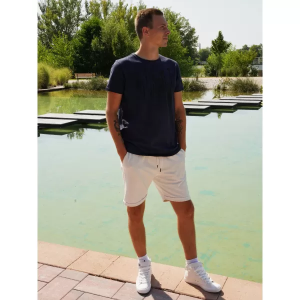  Moška majica s kratkimi rokavi ALTISPORT CARLSON TEMNO MODRA 