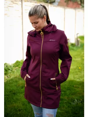 Ženski softshell plašč ALTISPORT CIARA BORDO