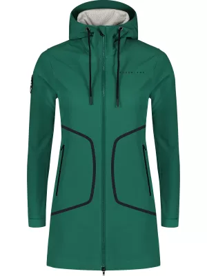 Ženski softshell plašč NORDBLANC HEAVENLY NBSSL8008 ZELENA