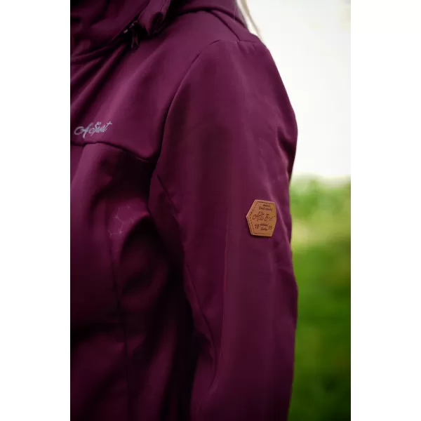  Ženski softshell plašč ALTISPORT CIARA BORDO 