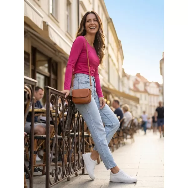 Ženska majica z dolgimi rokavi ALTISPORT NoPrint NP/ALW961 MALINA 