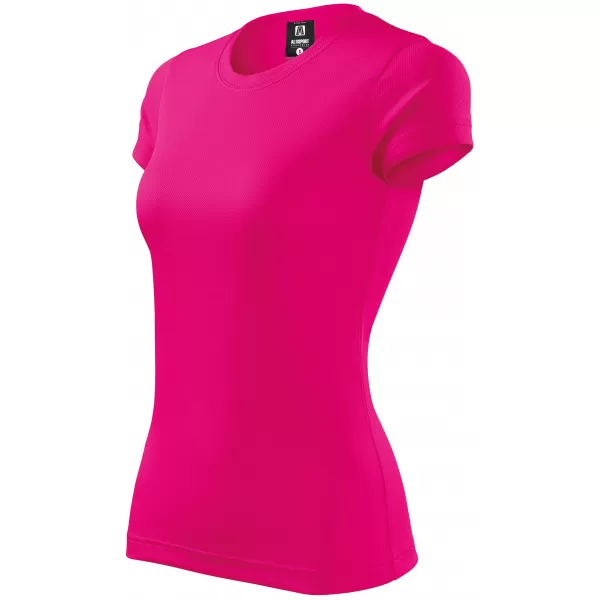  Ženska funkcionalna majica s kratkimi rokavi ALTISPORT NoPrint NP/ALW041 NEON ROZA 
