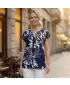 Ženska bluza ALTISPORT CAITY TEMNO MODRA