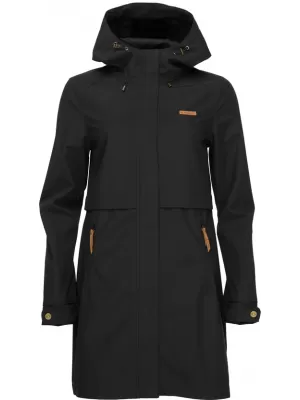 Ženski softshell plašč LOAP LACROSA SFW2401 ČRNA