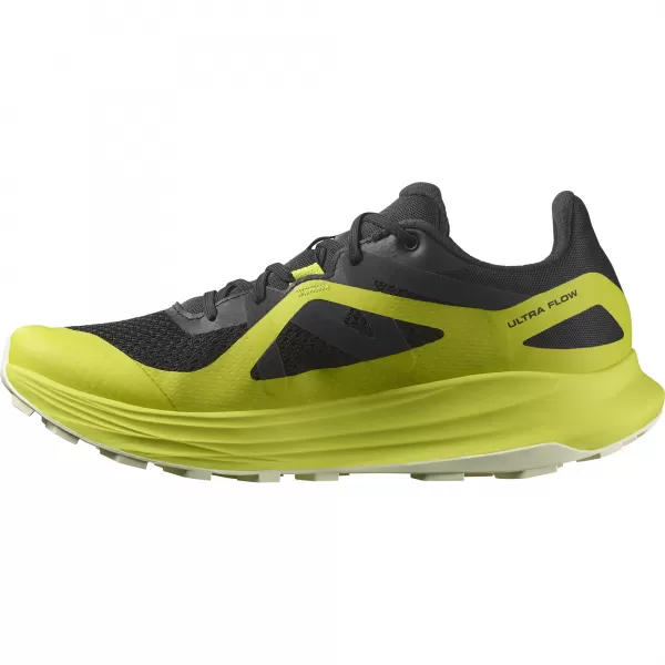  Moški čevlji SALOMON ULTRA FLOW L47462500 ČRNA/ŽVEPLENA POMLAD/PROZORNO RUMENA 